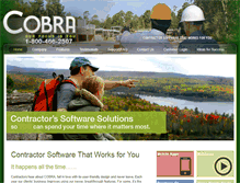 Tablet Screenshot of cobra-usa.com